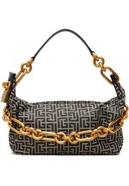 BALMAIN Black & Off-White Medium Sync Bag