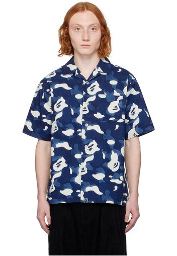 BAPE Blue ABC Camo Shirt