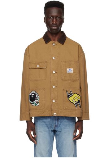 BAPE Beige Patch Jacket