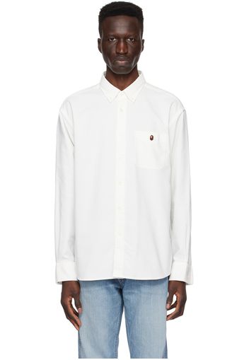 BAPE White One Point Shirt