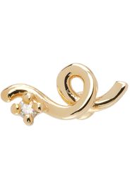 Bea Bongiasca Gold One Diamond Mini Loop Single Earring