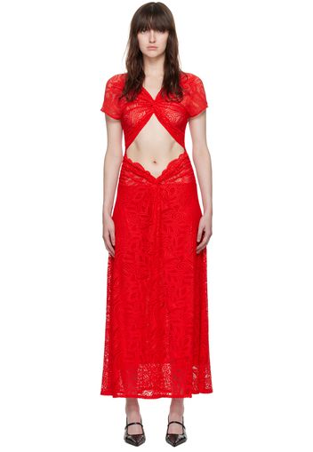 Beaufille Red Sassen Maxi Dress