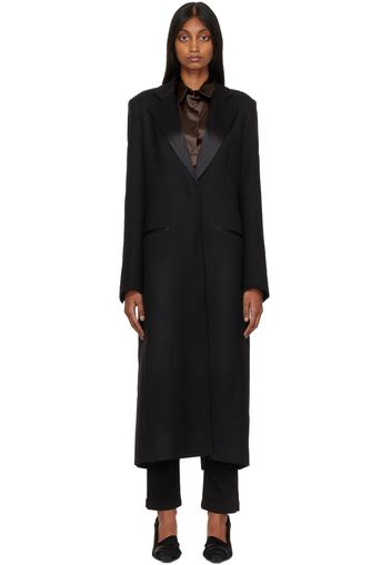 BITE Black Long Wool Coat