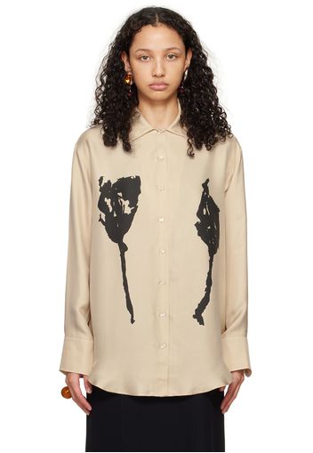 BITE Beige Print Shirt