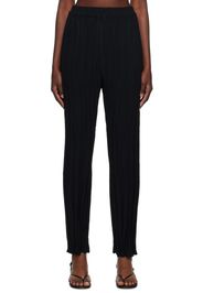 BITE Black Maisie Plissé Trousers