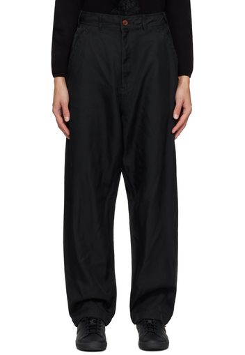 Black Comme des Garçons Black Zip-Fly Trousers