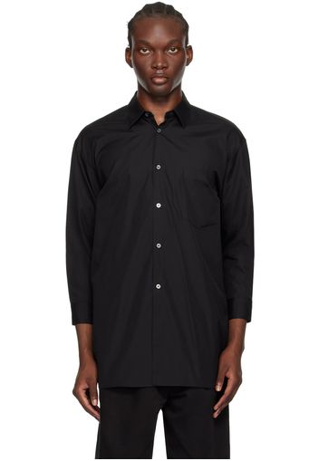 Black Comme des Garçons Black Spread Collar Shirt