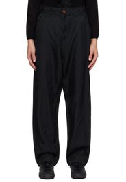 Black Comme des Garçons Black Zip-Fly Trousers