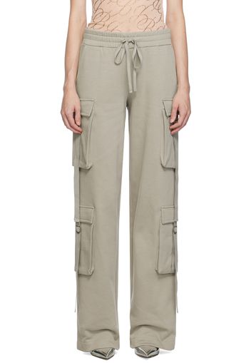 Blumarine Taupe Drawstring Lounge Pants