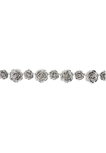 Blumarine Silver Rose Belt