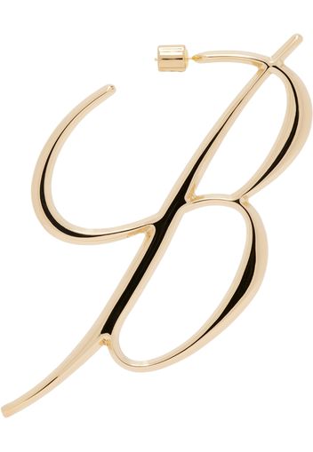 Blumarine Gold B Monogram Single Earring