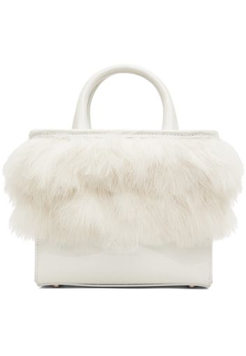 Blumarine White Feather Bag