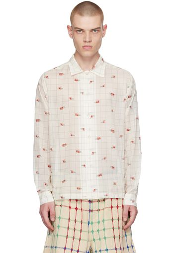 Bode Off-White Camel Shirt