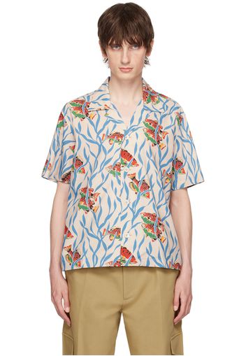 Bode Off-White Swimmers Shirt