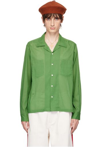 Bode Green Boxy Shirt