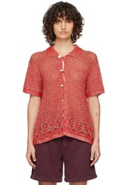 Bode Red Duotone Shirt