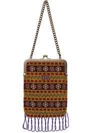 Bode Multicolor Beaded Bracken Frame Bag