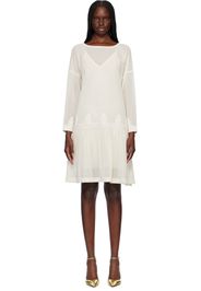 Bode Off-White Salt Marsh Midi Dress