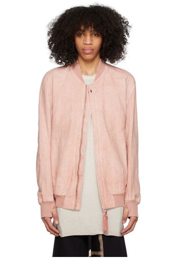 Boris Bidjan Saberi Pink J3.4 ST Reversible Bomber Jacket