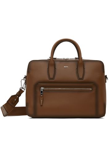 BOSS Brown Document Briefcase