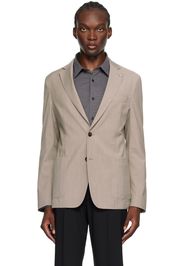 BOSS Beige Slim-Fit Blazer