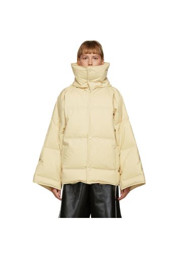 Bottega Veneta Off-White Down Puffer Coat