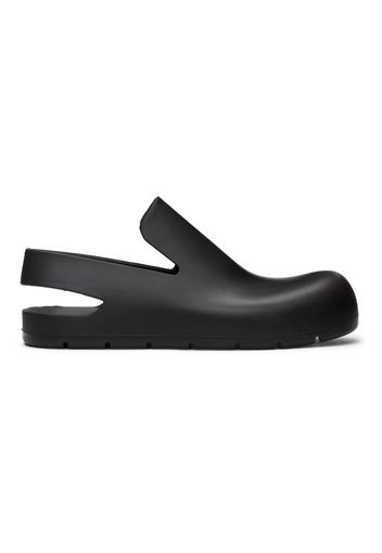 Bottega Veneta Black Rubber Matt Loafers