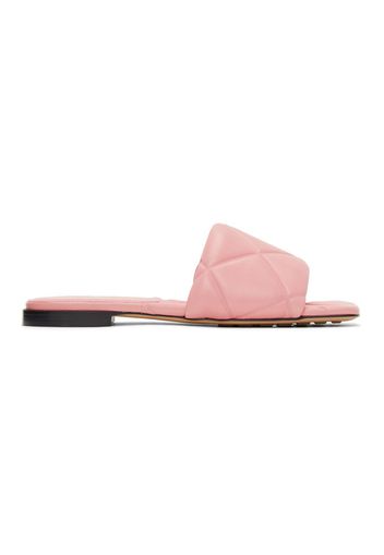 Bottega Veneta Pink Lido Flat Sandals