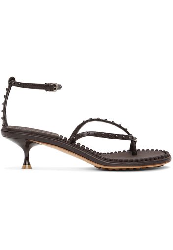 Bottega Veneta Brown Lagoon Bubble Low Sandals