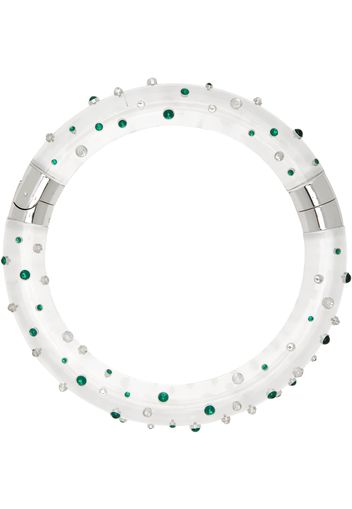 Bottega Veneta Transparent Dot Necklace