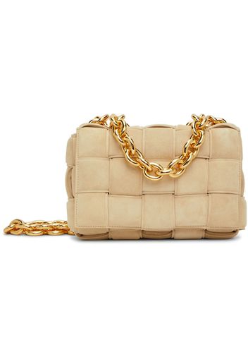 Bottega Veneta Beige Chain Cassette Shoulder Bag