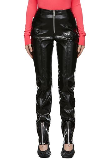 Bottega Veneta Black Nappa Trousers