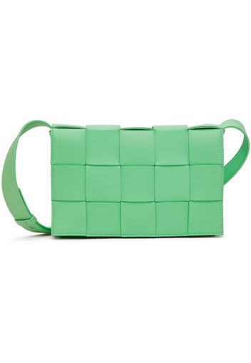 Bottega Veneta Green Intreccio Cassette Bag