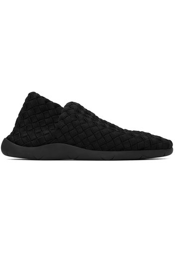 Bottega Veneta Black Intrecciato Sneakers