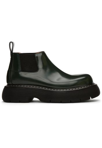 Bottega Veneta Green Swell Chelsea Boots