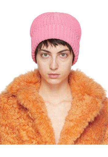 Bottega Veneta Pink Heavyweight Chenille Beanie