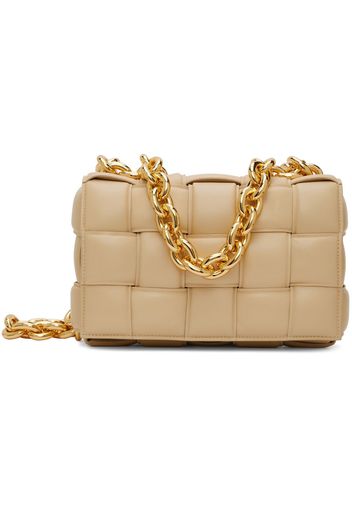 Bottega Veneta Beige Padded Chain Cassette Bag