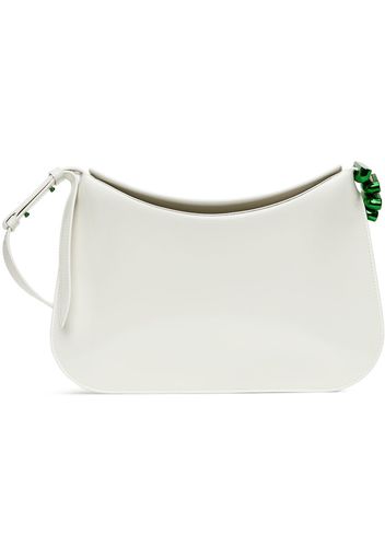 Bottega Veneta White Flap Shoulder Bag