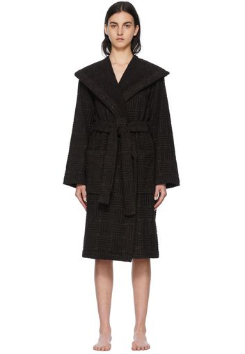 Bottega Veneta Brown Intreccio Bathrobe