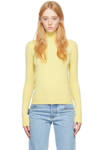 Bottega Veneta Yellow Viscose Turtleneck