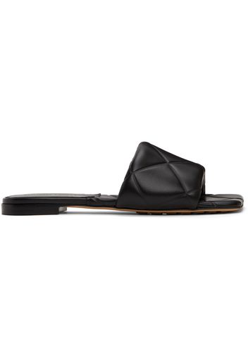 Bottega Veneta Black Padded Lido Flat Sandals