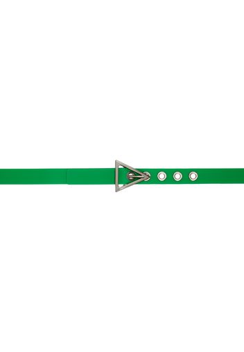 Bottega Veneta Green Triangle Belt