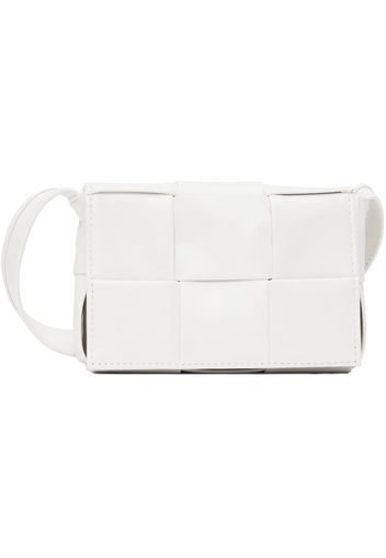 Bottega Veneta White Cassette Messenger Bag