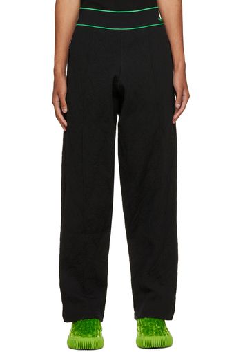 Bottega Veneta Black Nylon Trousers