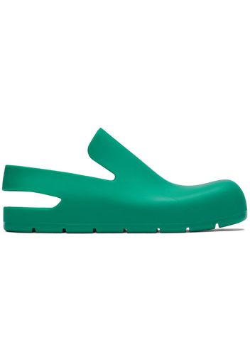 Bottega Veneta Green Puddle Loafers