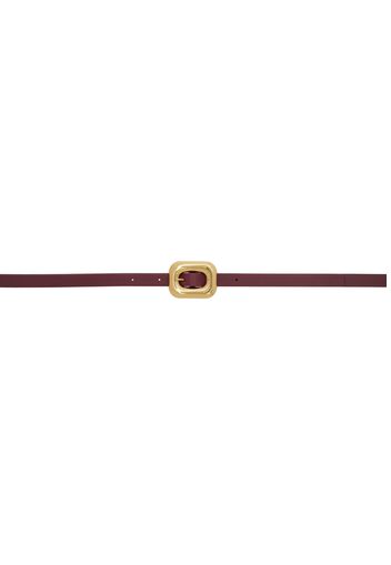 Bottega Veneta Burgundy Chain Link Belt