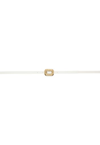 Bottega Veneta White Rectangle Belt