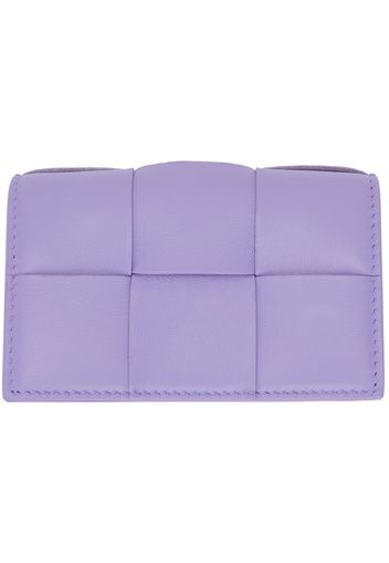 Bottega Veneta Purple Business Card Case