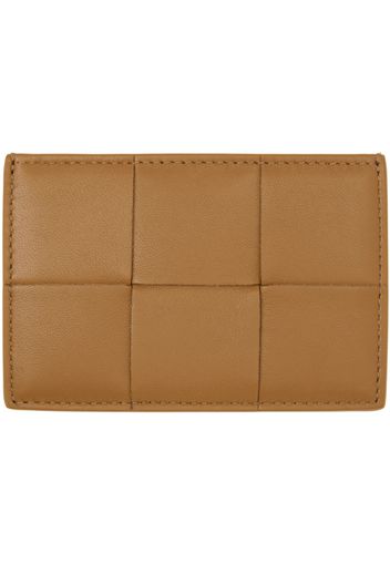 Bottega Veneta Brown Credit Card Holder