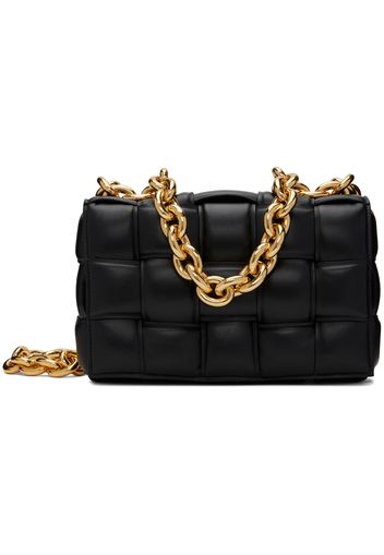 Bottega Veneta Black Chain Cassette Shoulder Bag